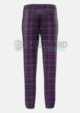 Custom Made Purple Tartan Trouser