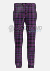 Custom Made Purple Tartan Trouser
