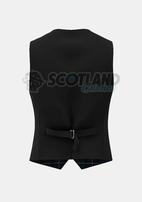 Ralph Lauren Tartan Waistcoat Back