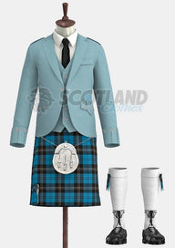 Ramsay Blue Tartan Argyle Outfit
