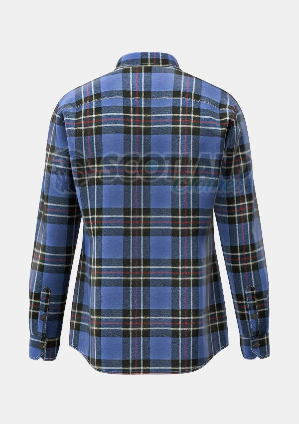 Rangers Tartan Shirt Back