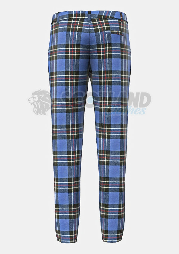 Rangers Tartan Trouser Back