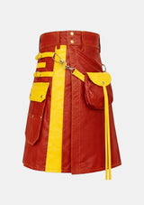 Red_and_Yellow_Leather_Hybrid_Utility_Kilt_Right