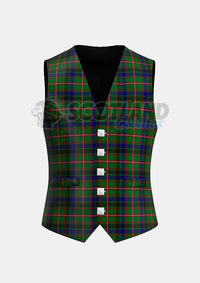 Reid Tartan Waistcoat Front