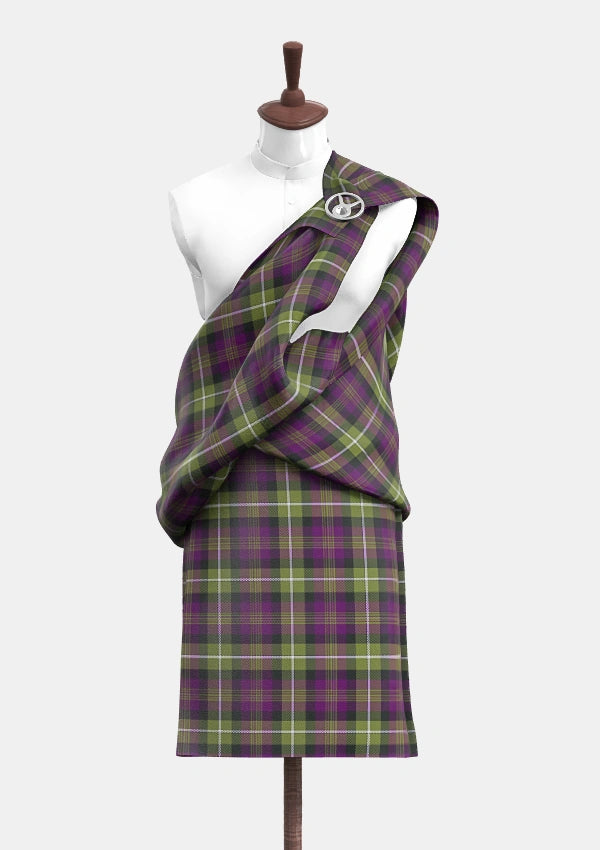 Rennie Tartan Great Kilt Front