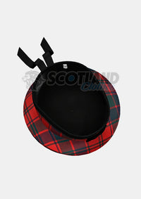 Robertson Tartan Balmoral Hat Back Side