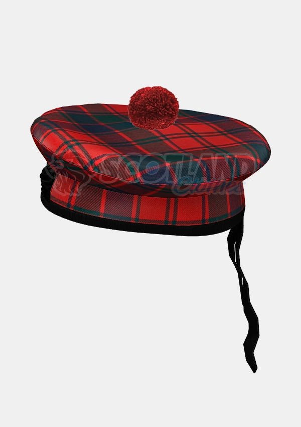 Robertson Tartan Balmoral Hat Front Side