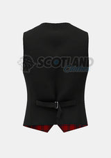 Robertson Tartan Waistcoat Back