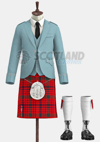 Ross Clan Hughes Tartan Argyle Outfit