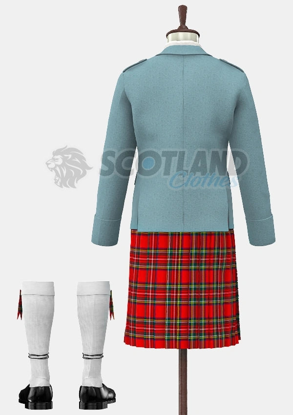 Royal Stewart Tartan Argyle Outfit