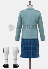 Saltire Tartan Argyle Outfit