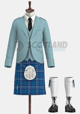 Saltire Tartan Argyle Outfit