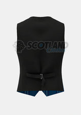 Saltire Tartan Waistcoat Back