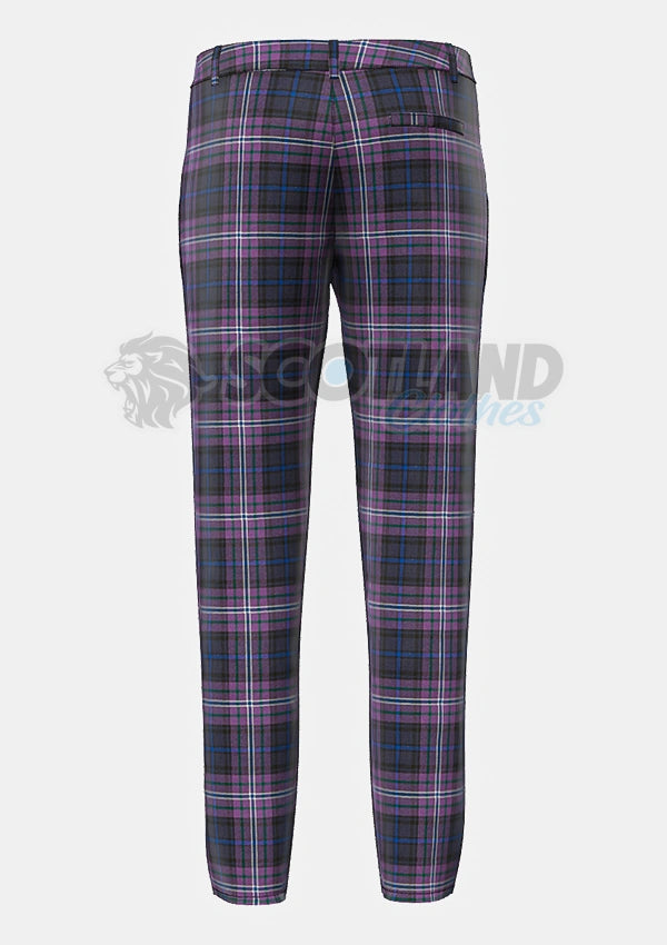 Scotland Forever Tartan Trouser Back