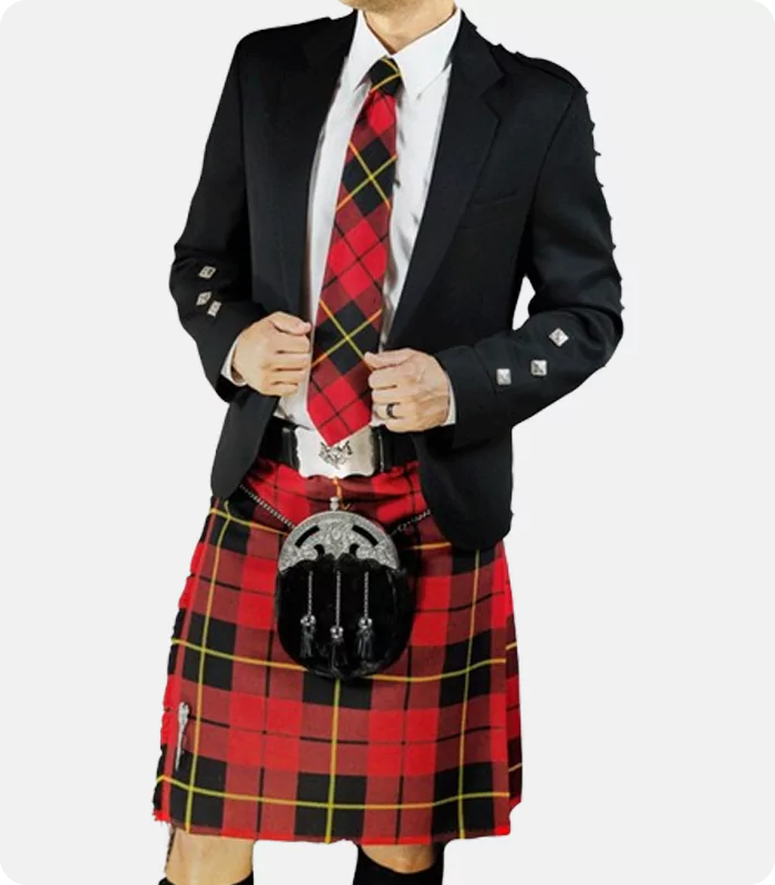 Scottish Black Argyle Jacket