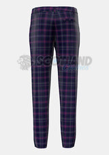 Scottish Heather Tartan Trouser Back