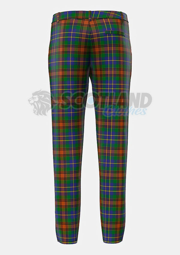 Sikh Tartan Trouser Back
