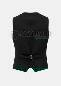 Sinclair Tartan Waistcoat Back
