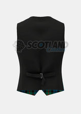 Smith Tartan Waistcoat Back
