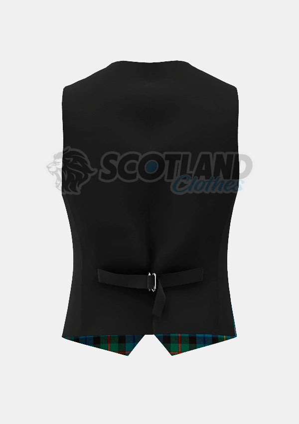 Smith Tartan Waistcoat Back