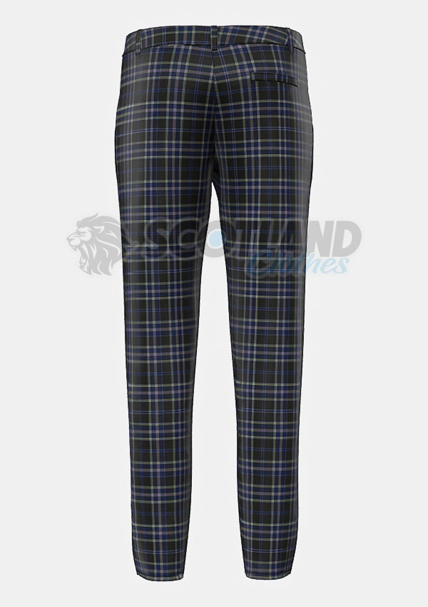 Spirit of Shetland Tartan Trouser Back