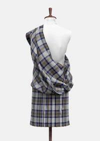 Stewart, Dress Blue Tartan Great Kilt Back