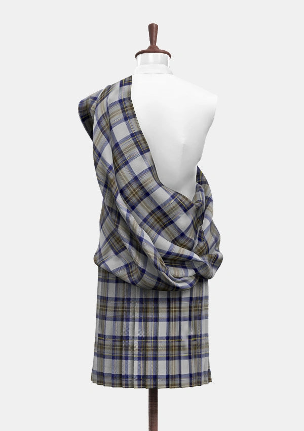 Stewart, Dress Blue Tartan Great Kilt Back