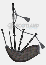 Stewart Grey Tartan Bagpipe