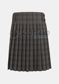 Stewart Grey Tartan Kilt Back