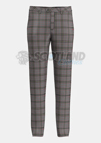 Stewart Grey Tartan Trouser