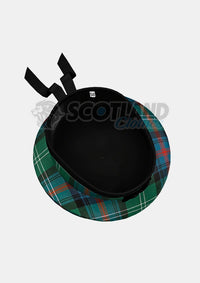 Sutherland Tartan Balmoral Hat Back Side