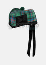 Sutherland Tartan Glengarry Hat Front