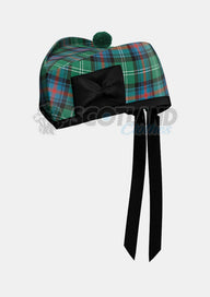 Sutherland Tartan Glengarry Hat Front