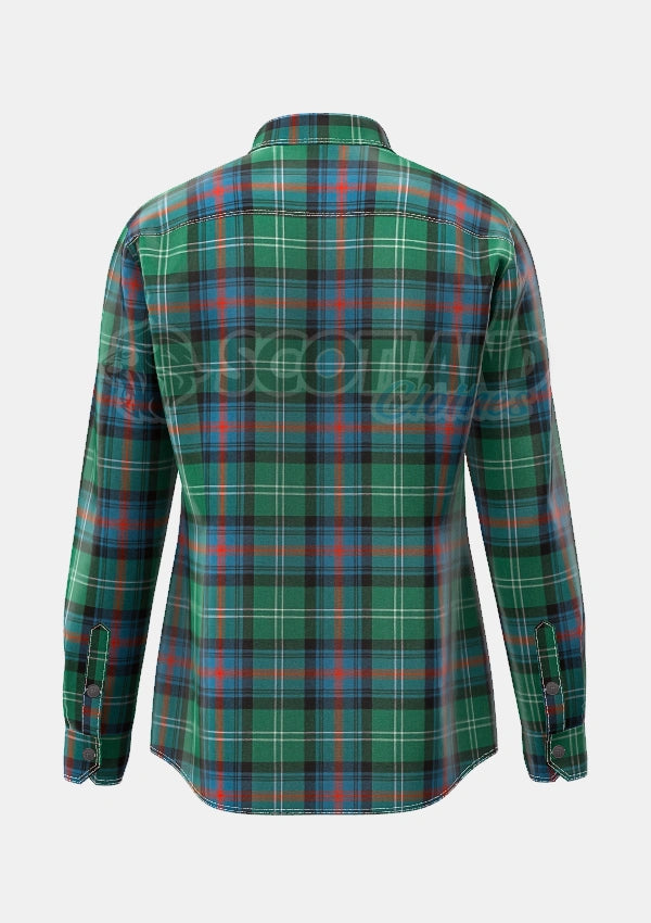 Sutherland Tartan Shirt Back