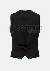 Sutherland Tartan Waistcoat Back