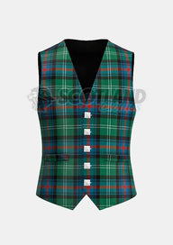 Sutherland Tartan Waistcoat Front