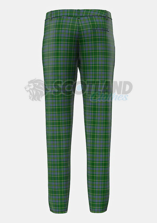 Taylor Tartan Trouser Back