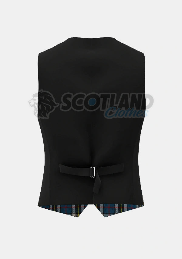 Thompson Tartan Waistcoat Back