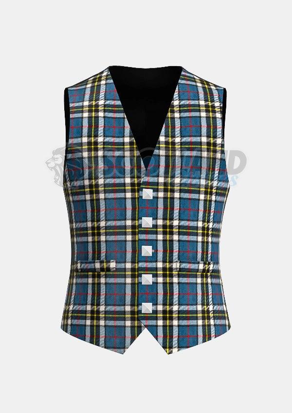 Thompson Tartan Waistcoat Front