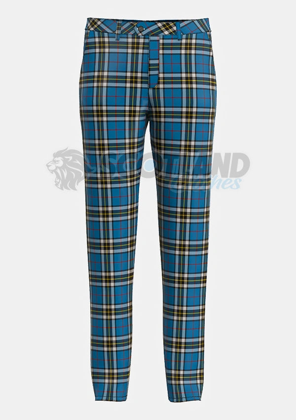 Thomson Dress Blue Tartan Trouser