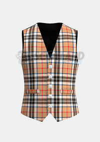 Thomson Tartan Waistcoat Front