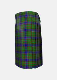Traditional_230_Adams_Ttartan_kilt_left_image_with_pleated_design_and_adjustable_buckles_for_men