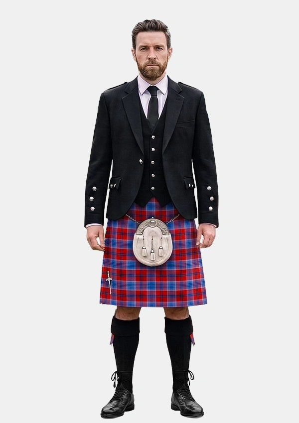 Traditional_A_J_Gallacher_Tartan_10053_Kilt_and_Argyle_Jacket_Kilt_Outfits_front_image