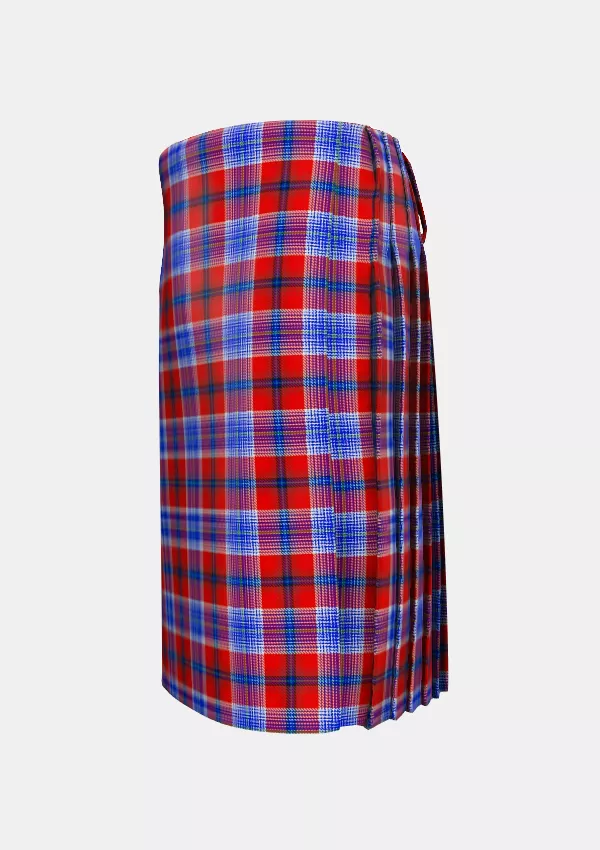 Traditional_A_J_Gallacher_Tartan_10053_kilt_left_image_with_pleated_design_and_adjustable_buckles_for_men