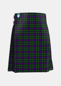 Traditional_Abercrombie_Wilsons_No2_64_Tartan_1048_kilt_front_image_with_pleated_design_and_adjustable_buckles_for_men