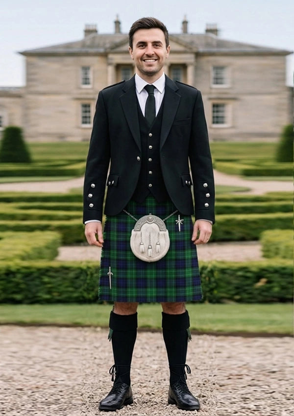Traditional_Abercrombie_tartan_241_Kilt_and_Argyle_Jacket_Kilt_Outfit_front_image