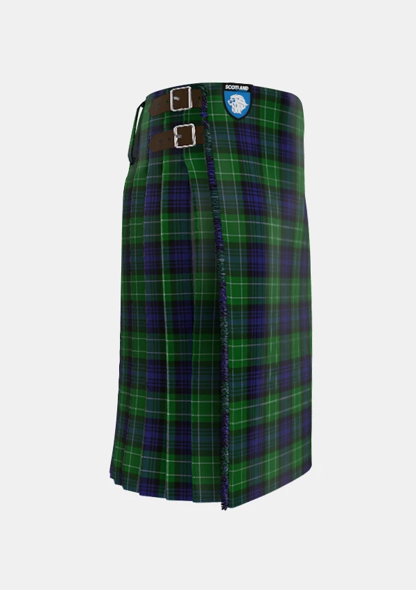 Traditional_Abercrombie_tartan_241_right_image_with_pleated_design_and_adjustable_buckles_for_men