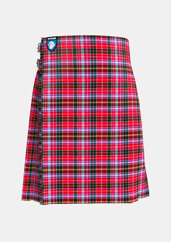 Traditional_Aberdeen_tartan_front_image_with_pleated_design_and_adjustable_buckles_for_men