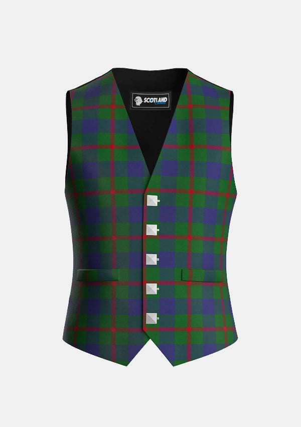 Traditional_Agnew_tartan_182_Waistcoat_front_image
