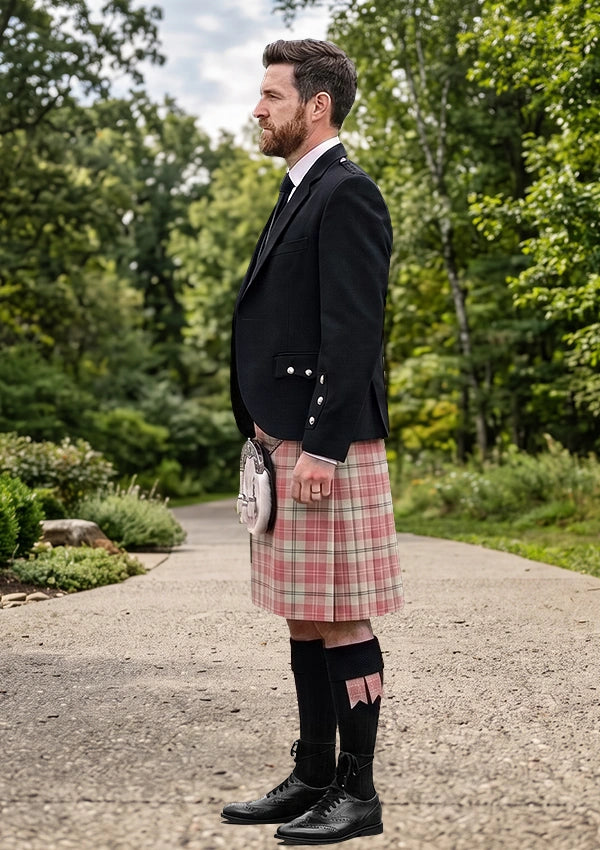 Traditional_Ailsa_Pink_Tartan_7587_Kilt_and_Argyle_Jacket_Kilt_Outfit_left_image